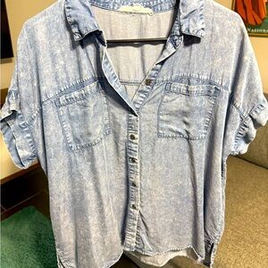 Chambray Top